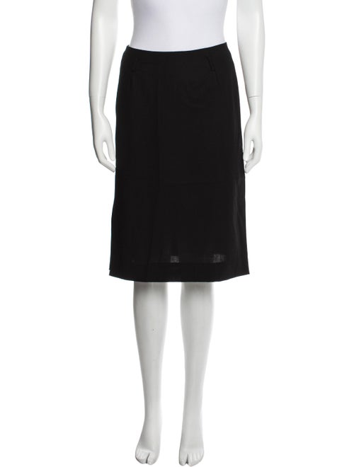 Dolce & Gabbana Virgin Wool Knee-Length Skirt