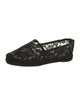 Dolce & Gabbana Lace Pattern Mesh Accents Espadrilles