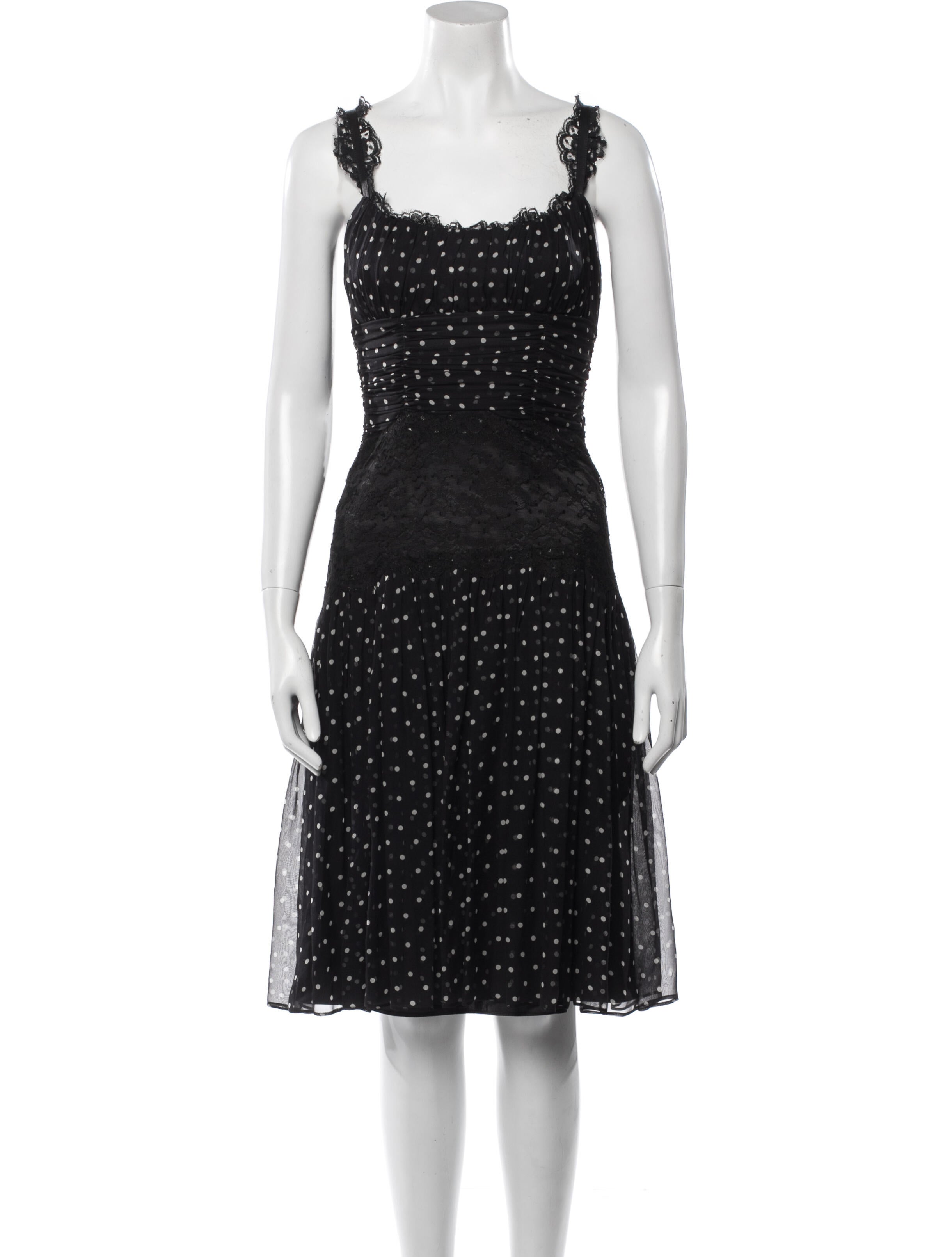 Dolce & Gabbana Silk Knee-Length Dress