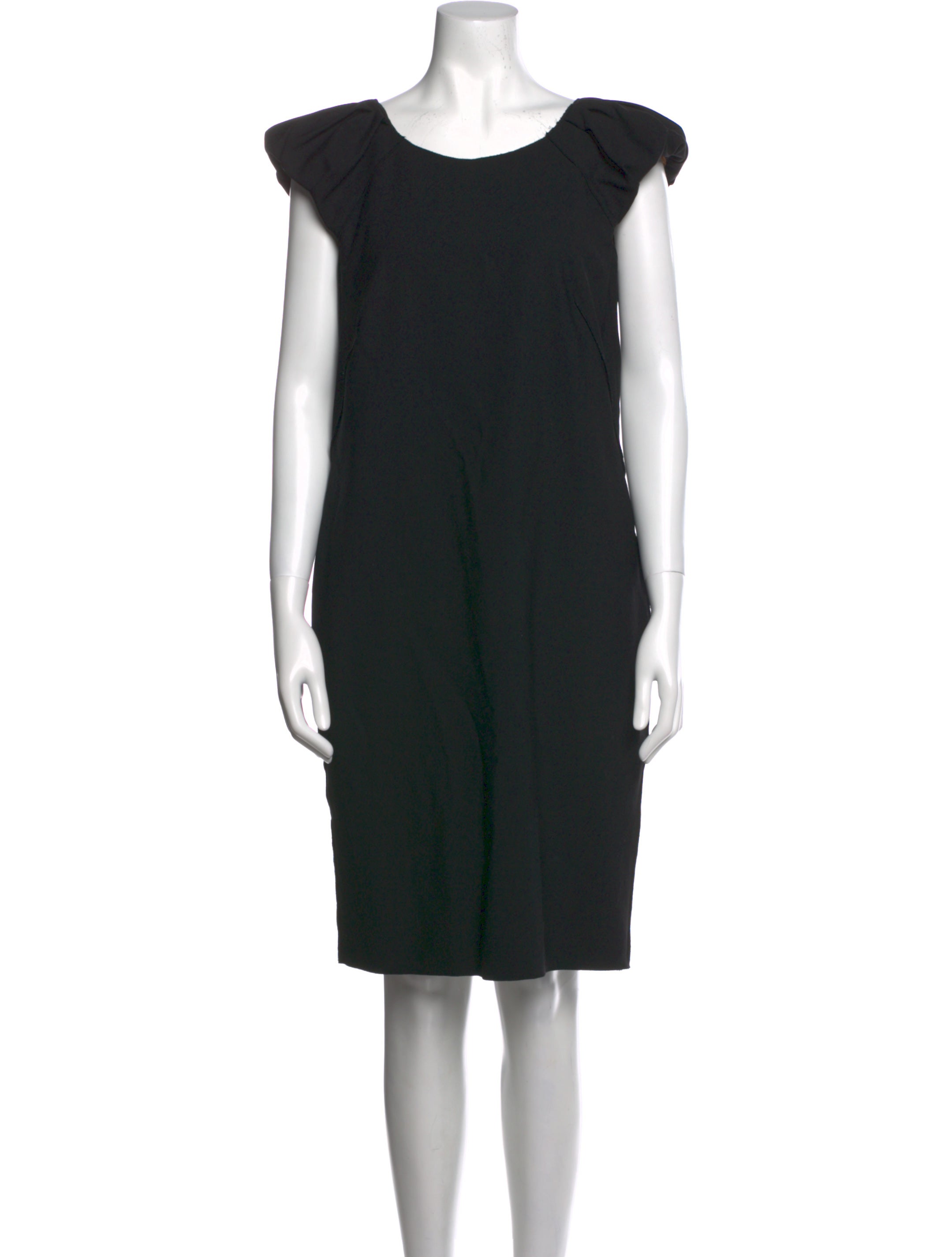 Dolce & Gabbana Virgin Wool Knee-Length Dress