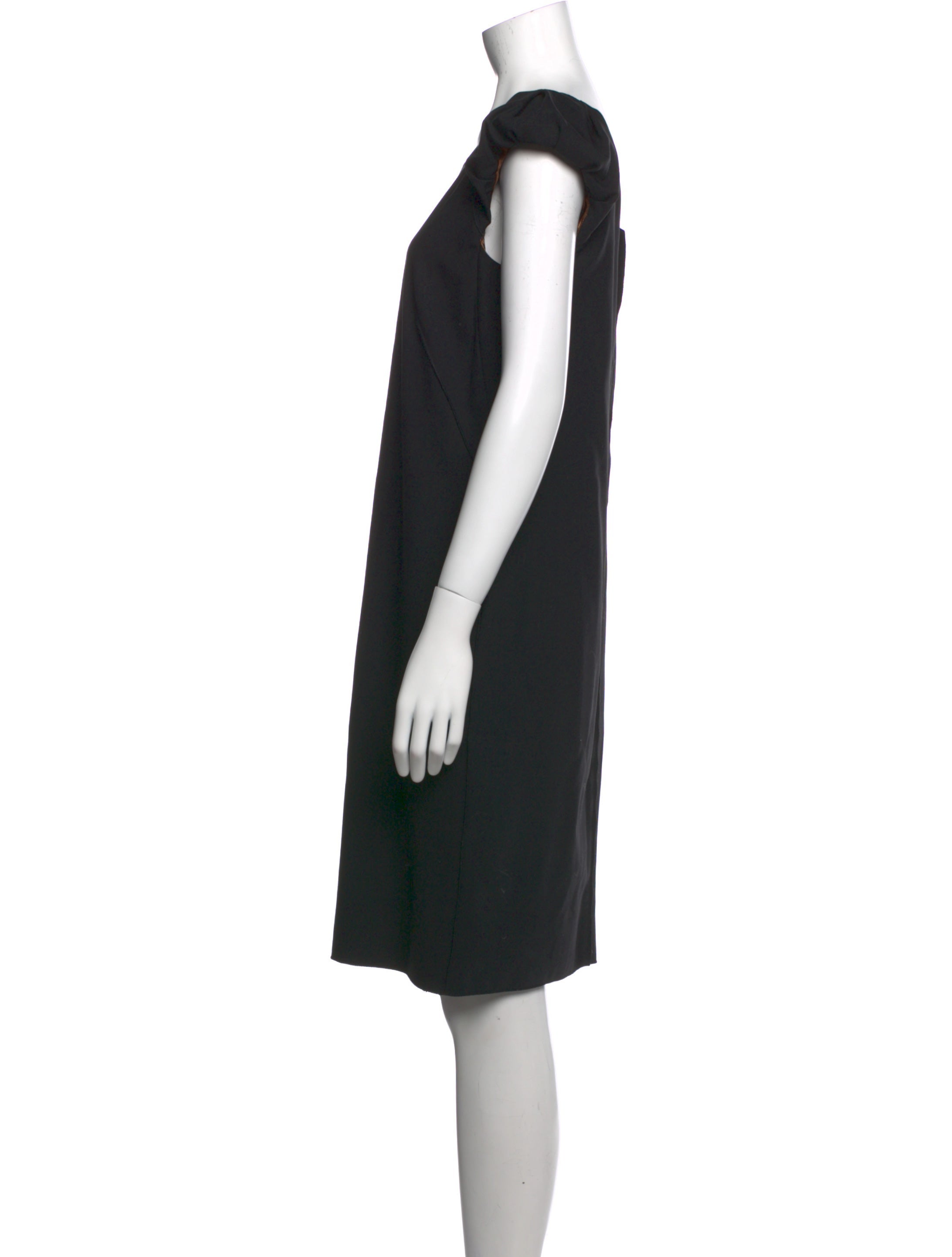Dolce & Gabbana Virgin Wool Knee-Length Dress