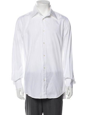 Dolce & Gabbana Dress Shirts 2000's Long Sleeve Shirt Us16, It41 | L