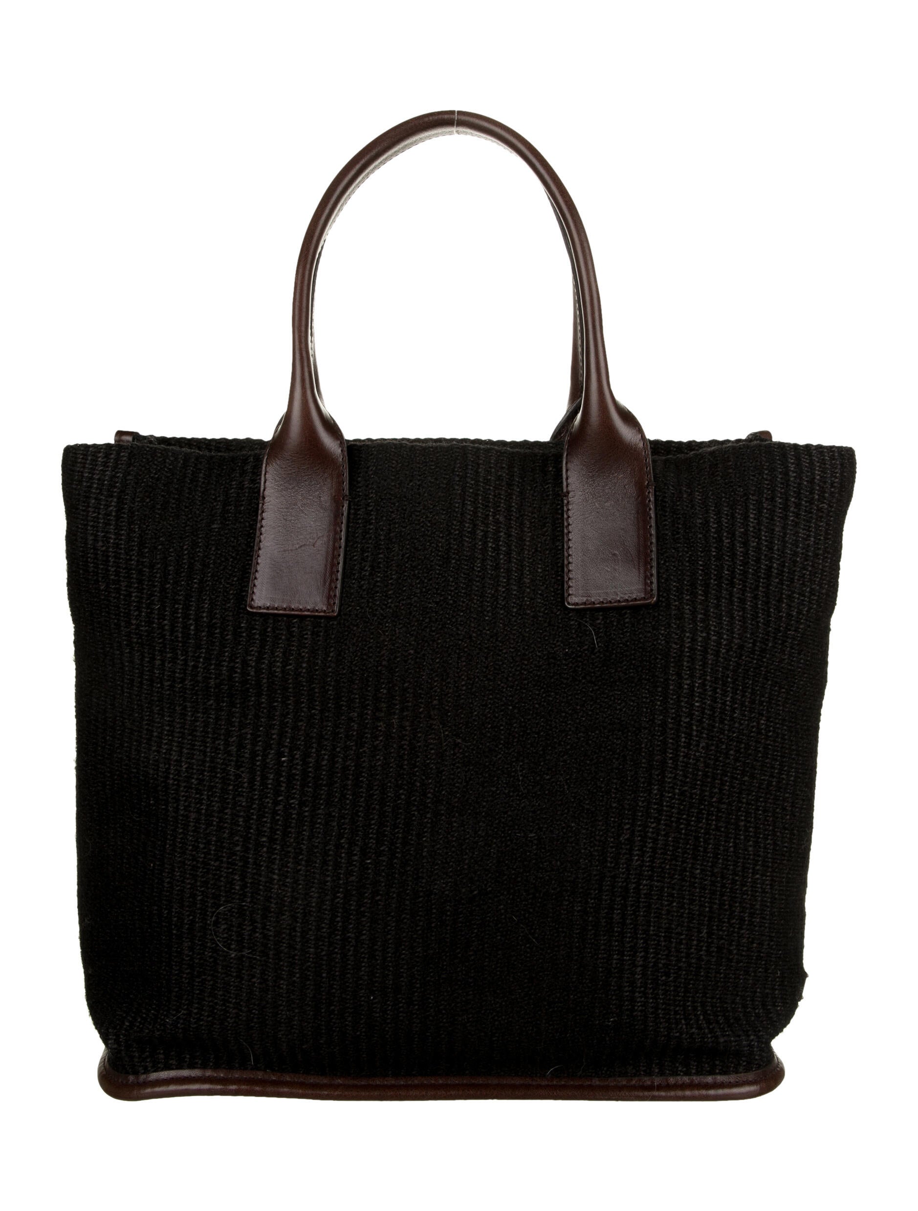 Dolce & Gabbana Leather-Trimmed Shopping Tote Bag