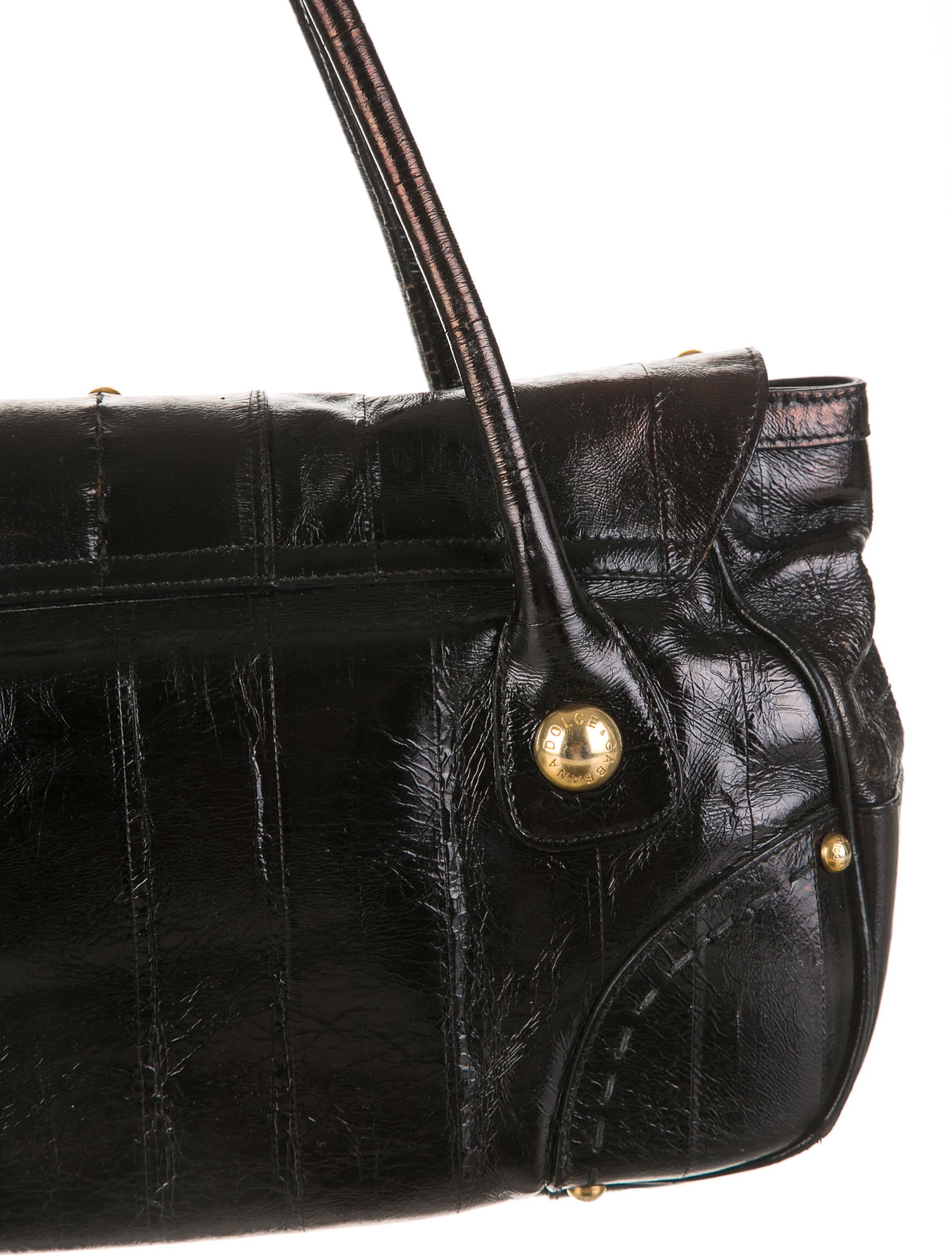 Dolce & Gabbana Eel Skin Shoulder Bag Handbags DAG38701 The RealReal