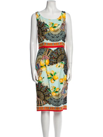 Dolce & Gabbana Silk Knee-Length Dress
