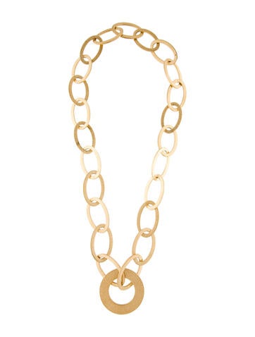 Dolce & Gabbana Chain Oval Link Long Collar Necklace
