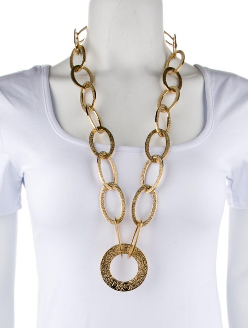 Dolce & Gabbana Oval Link Long Collar Necklace