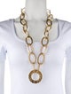 Dolce & Gabbana Oval Link Long Collar Necklace