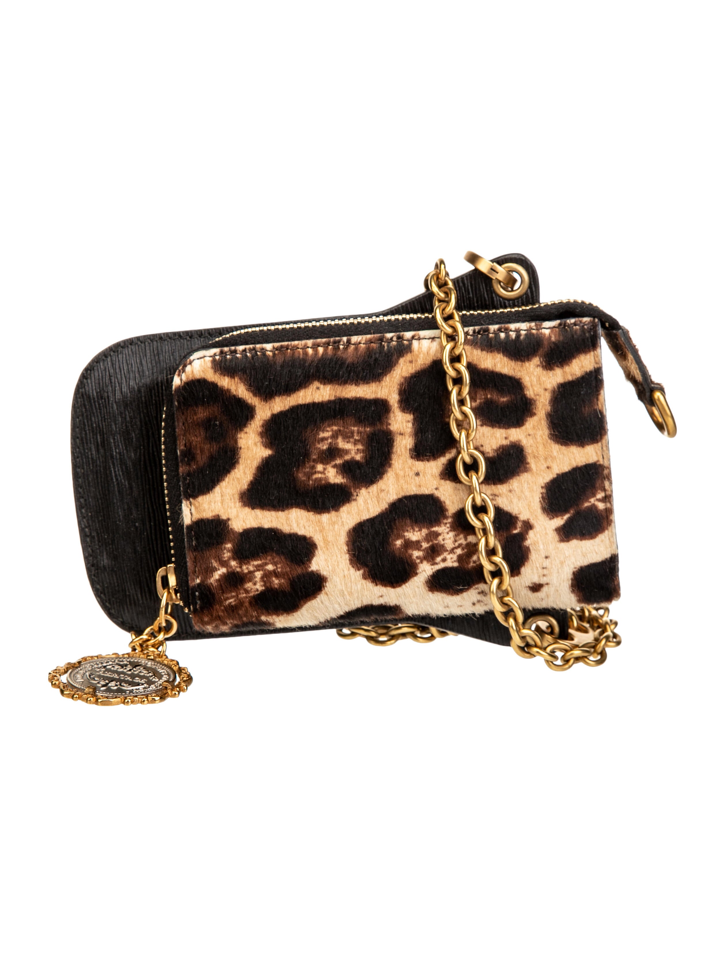 Henri Bendel Leather ChainLink Crossbody Bag Brown Crossbody Bags