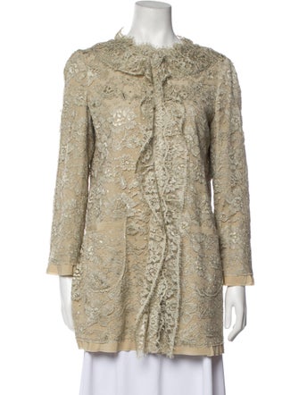 Dolce & Gabbana Lace Pattern Evening Jacket