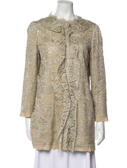 Dolce & Gabbana Lace Pattern Evening Jacket