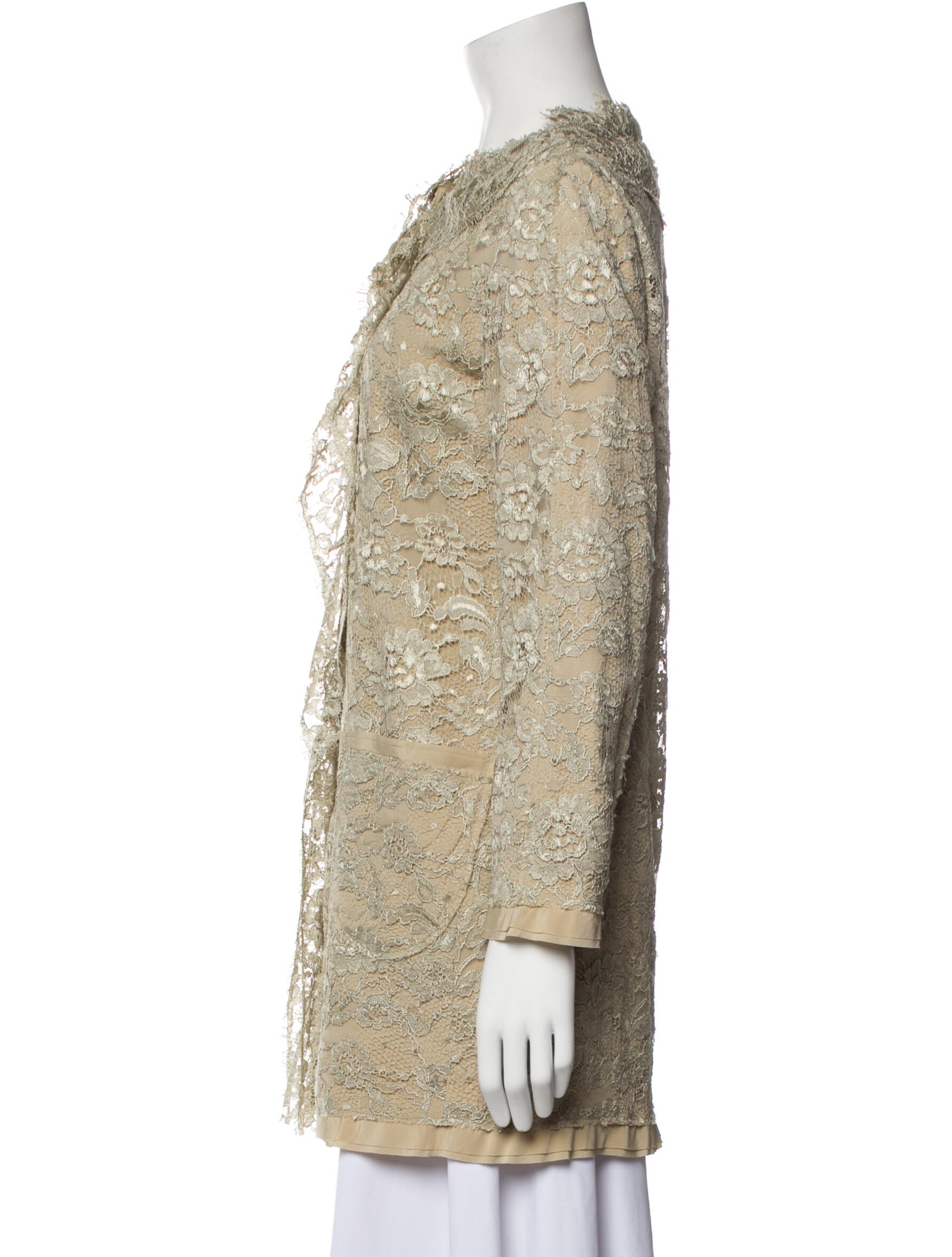 Dolce & Gabbana Lace Pattern Evening Jacket