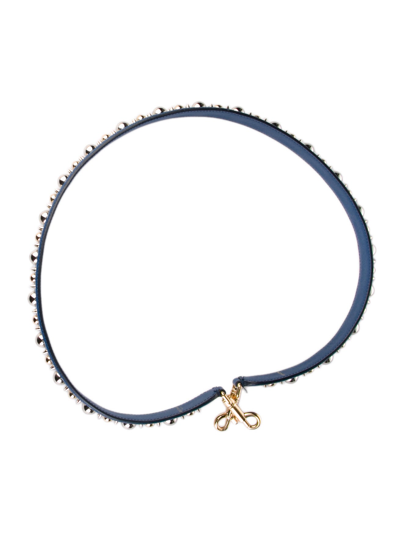 Dolce & Gabbana Leather Studded Bag Strap