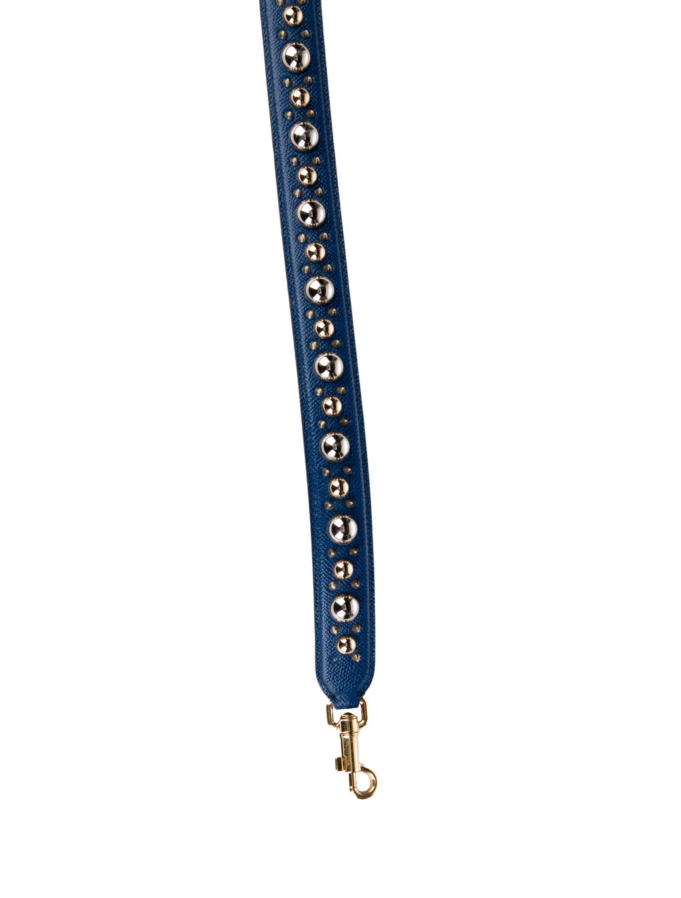 Dolce & Gabbana Leather Studded Bag Strap