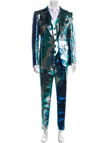 Dolce & Gabbana Suiting Printed Three-Piece Suit Us36, It46 | S