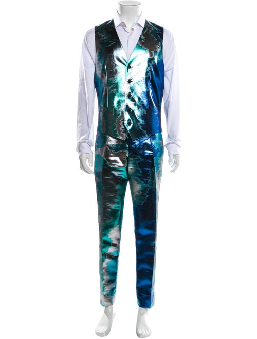 Dolce & Gabbana Printed Three-Piece Suit