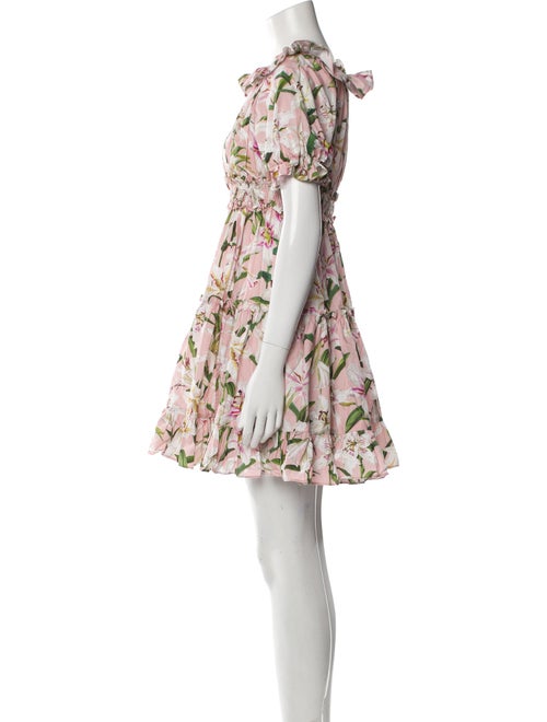 Dolce & Gabbana Floral Print Mini Dress