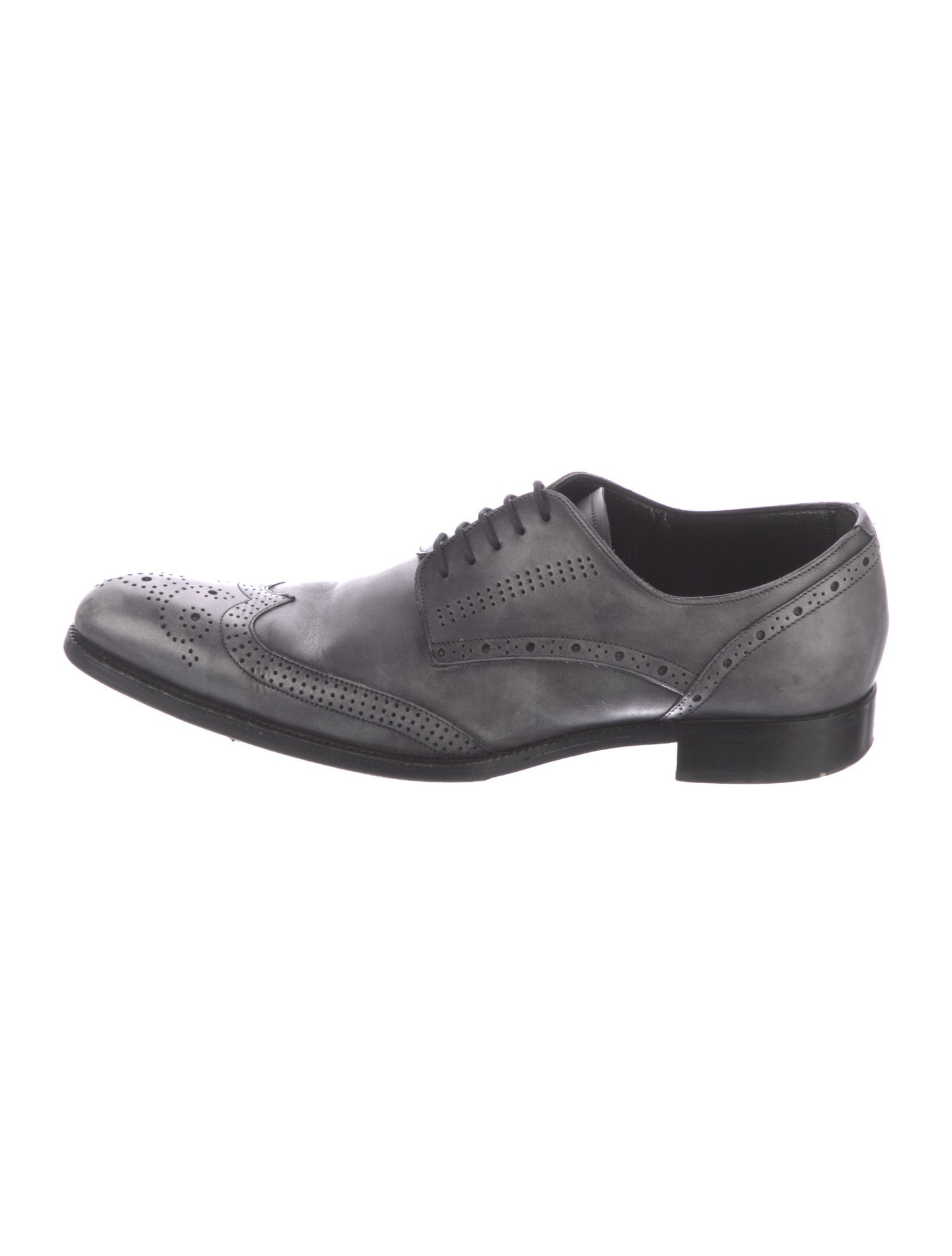 Dolce & Gabbana Leather Distressed Accents Brogues