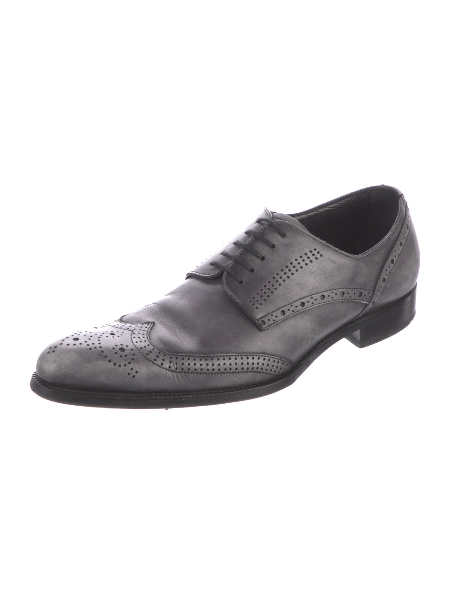 Dolce & Gabbana Leather Distressed Accents Brogues