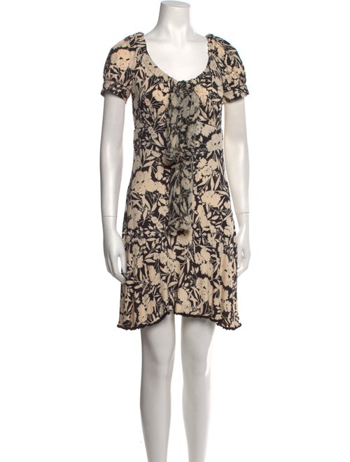 D&G Floral Print Mini Dress