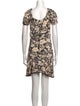 D&G Floral Print Mini Dress