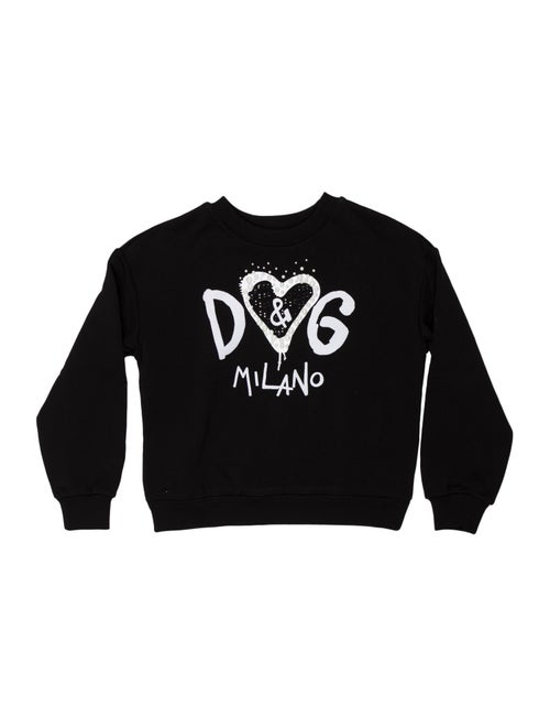 Dolce & Gabbana Girls' Long Sleeve Sweatshirt