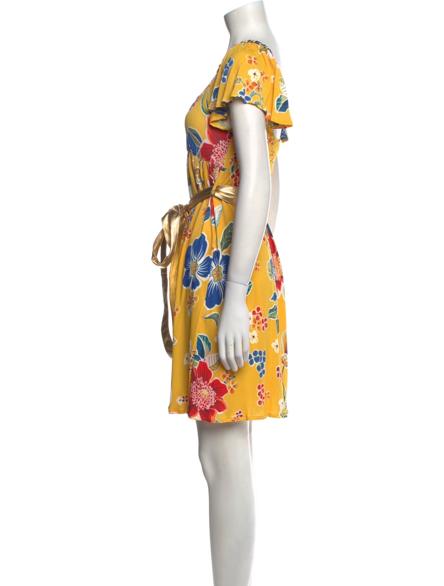 Dolce & Gabbana Floral Print Mini Dress