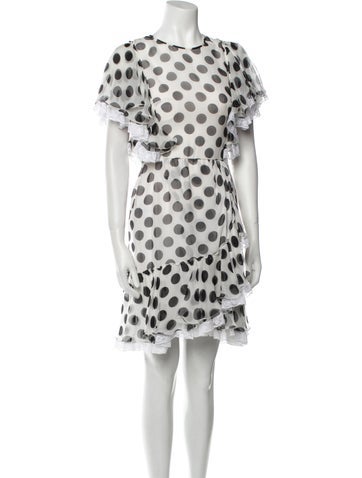 Dolce & Gabbana Dresses Silk Knee-Length Dress Us2, It38 | XS