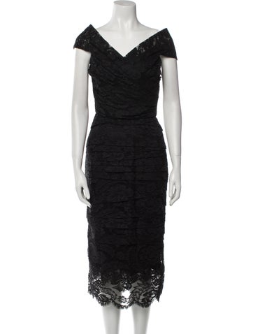 Dolce & Gabbana Dresses Lace Midi Length Dress Us2, It38 | XS