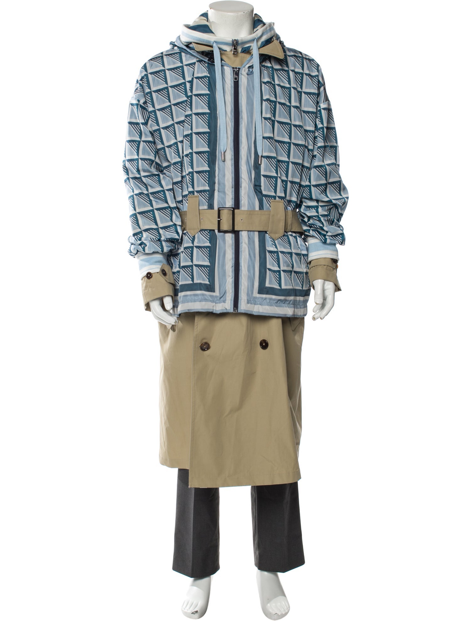 Dolce & Gabbana Printed Parka