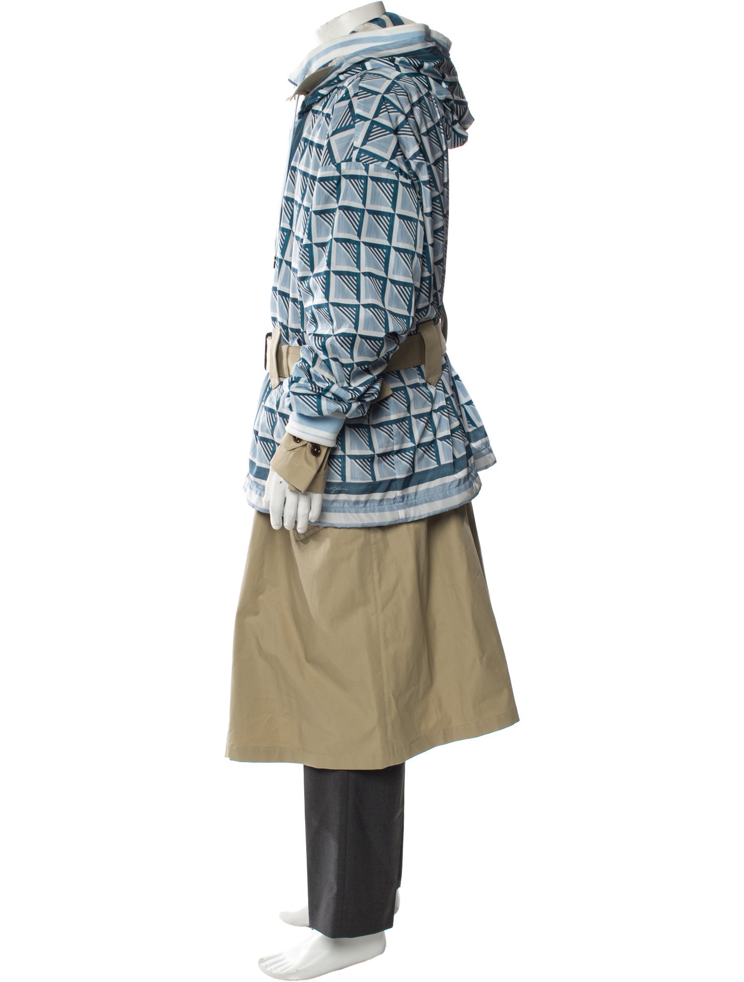 Dolce & Gabbana Printed Parka