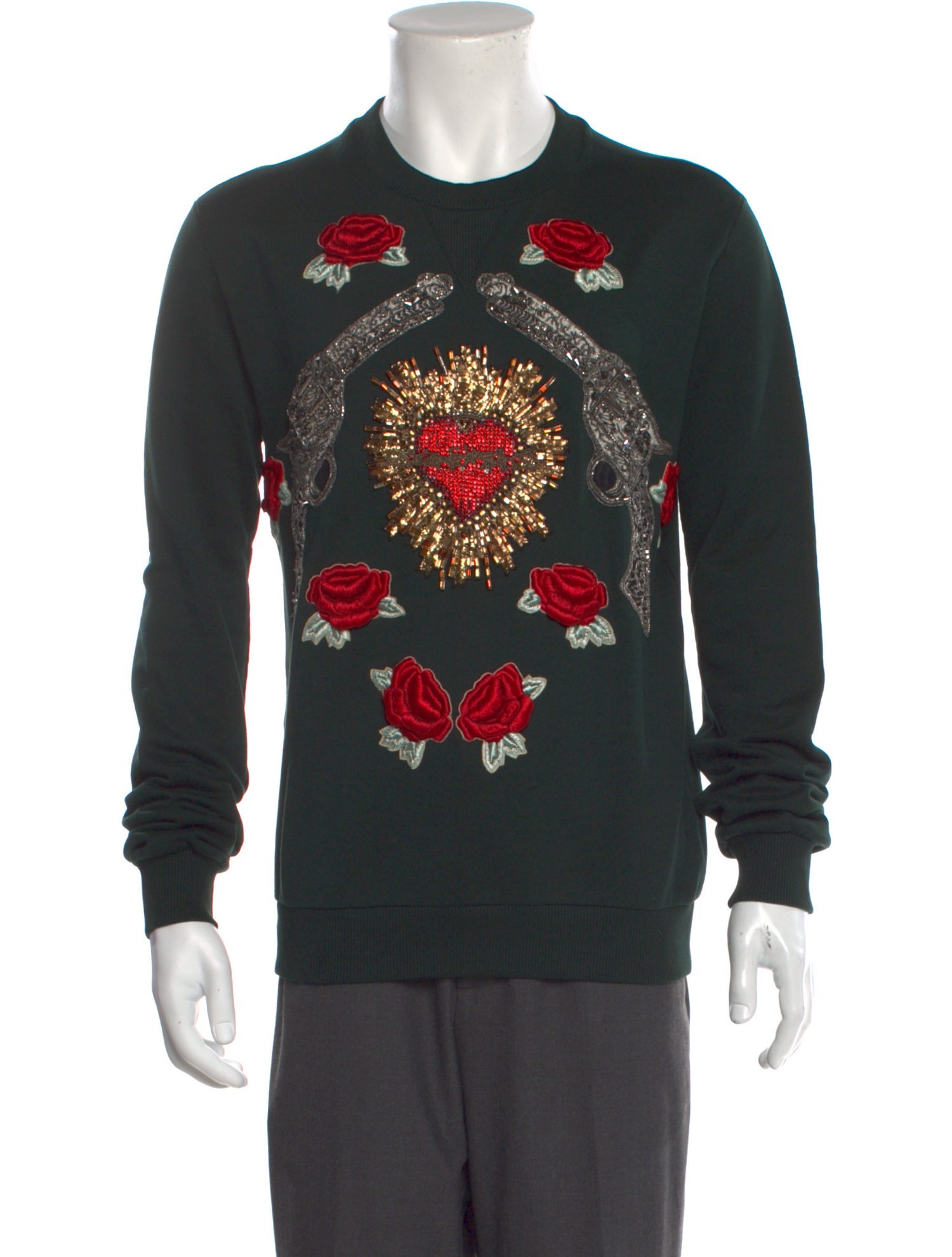 Dolce & Gabbana Graphic Print Crew Neck Sweatshirt