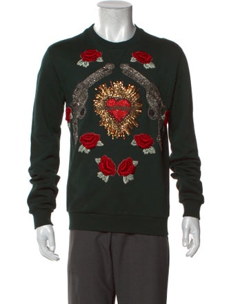 Dolce & Gabbana Graphic Print Crew Neck Sweatshirt