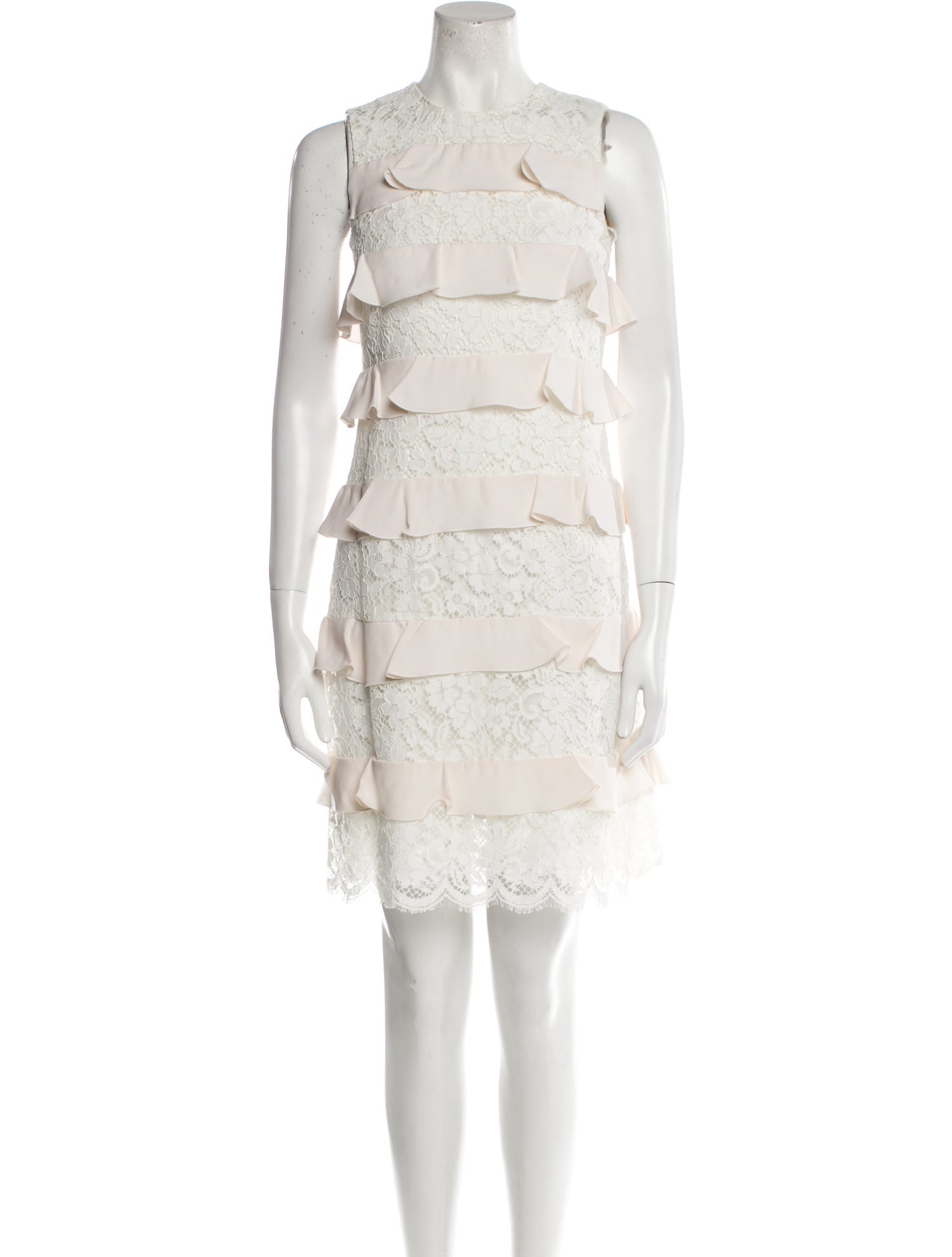 Dolce & Gabbana Crew Neck Knee-Length Dress