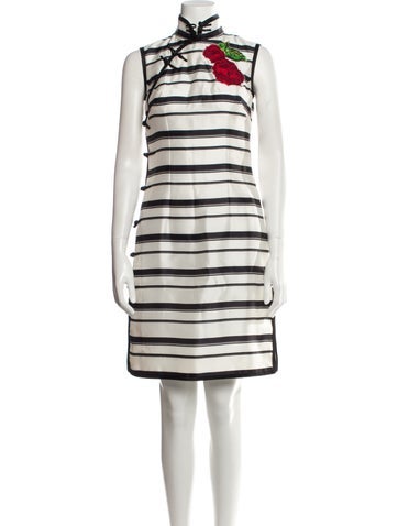 Dolce & Gabbana Dresses Silk Knee-Length Dress Us2, It38 | XS