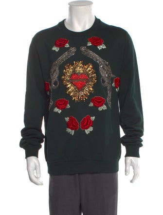 Dolce & Gabbana Graphic Print Crew Neck Sweatshirt
