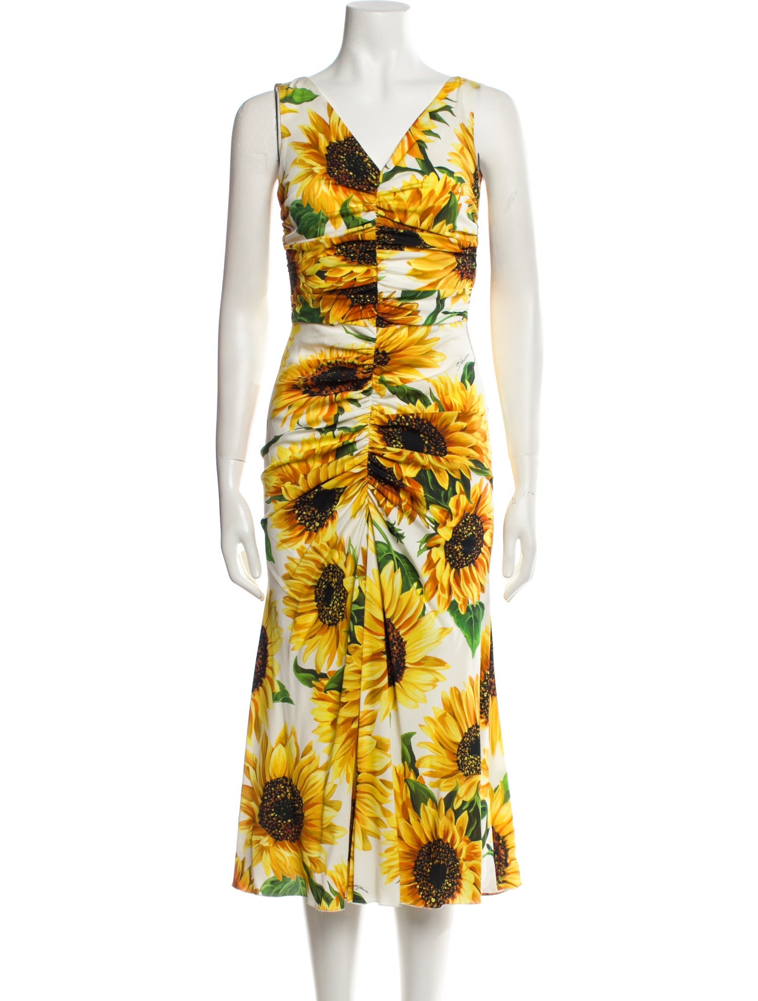 Dolce & Gabbana Silk Long Dress