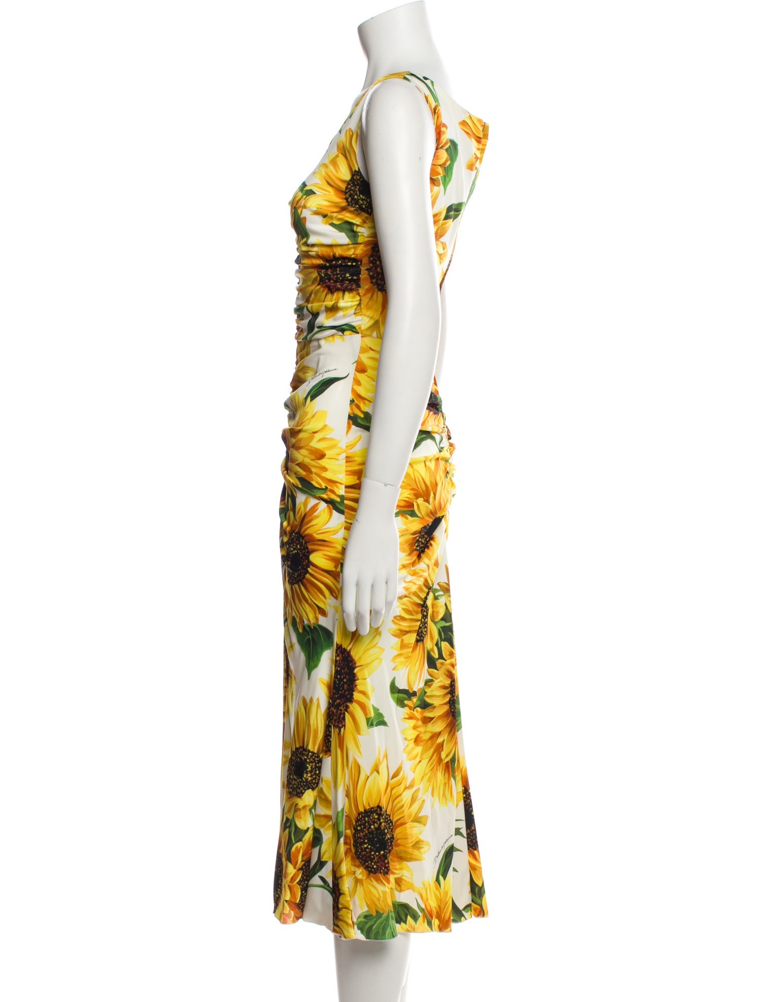 Dolce & Gabbana Silk Long Dress