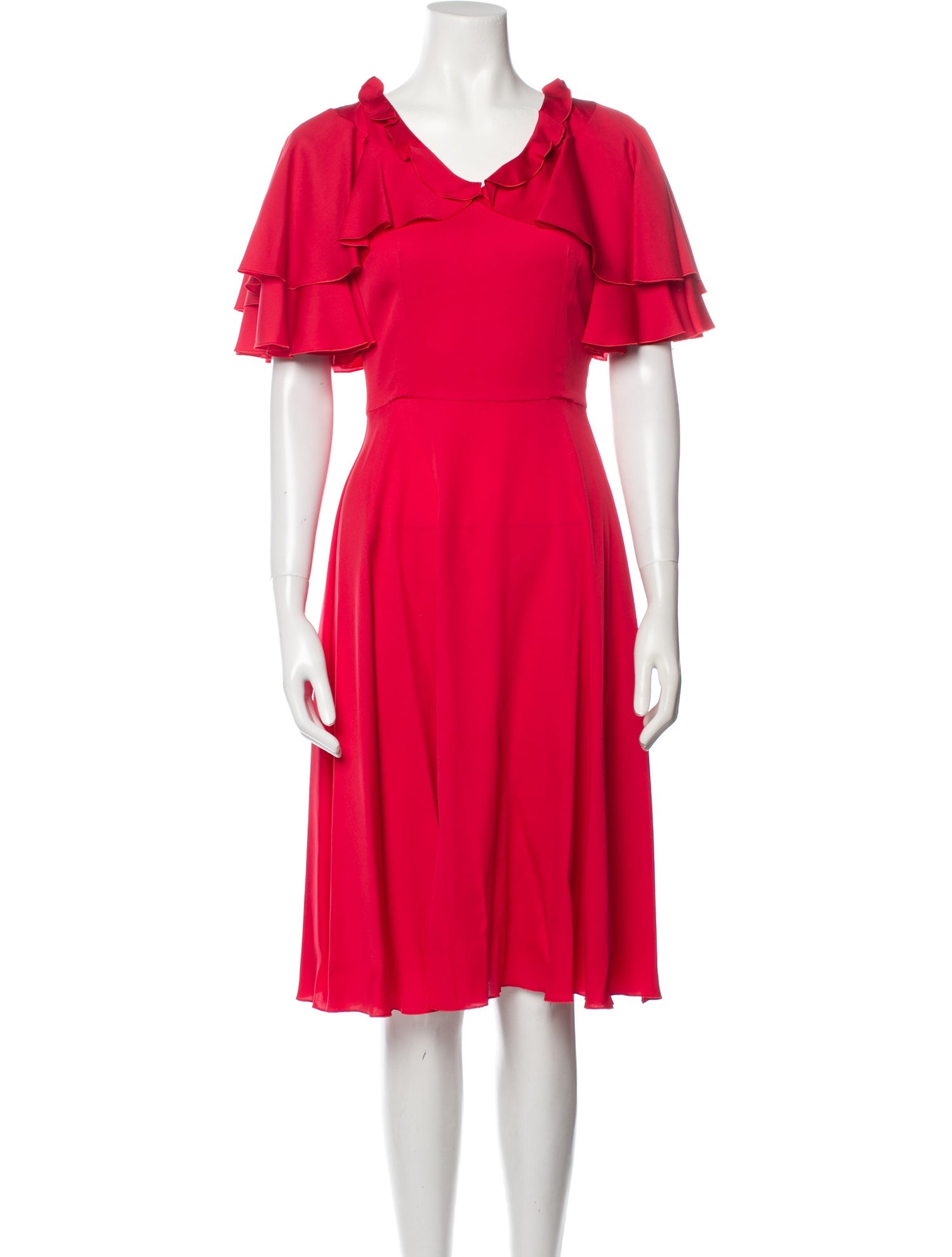 Dolce & Gabbana Silk Midi Length Dress w/ Tags