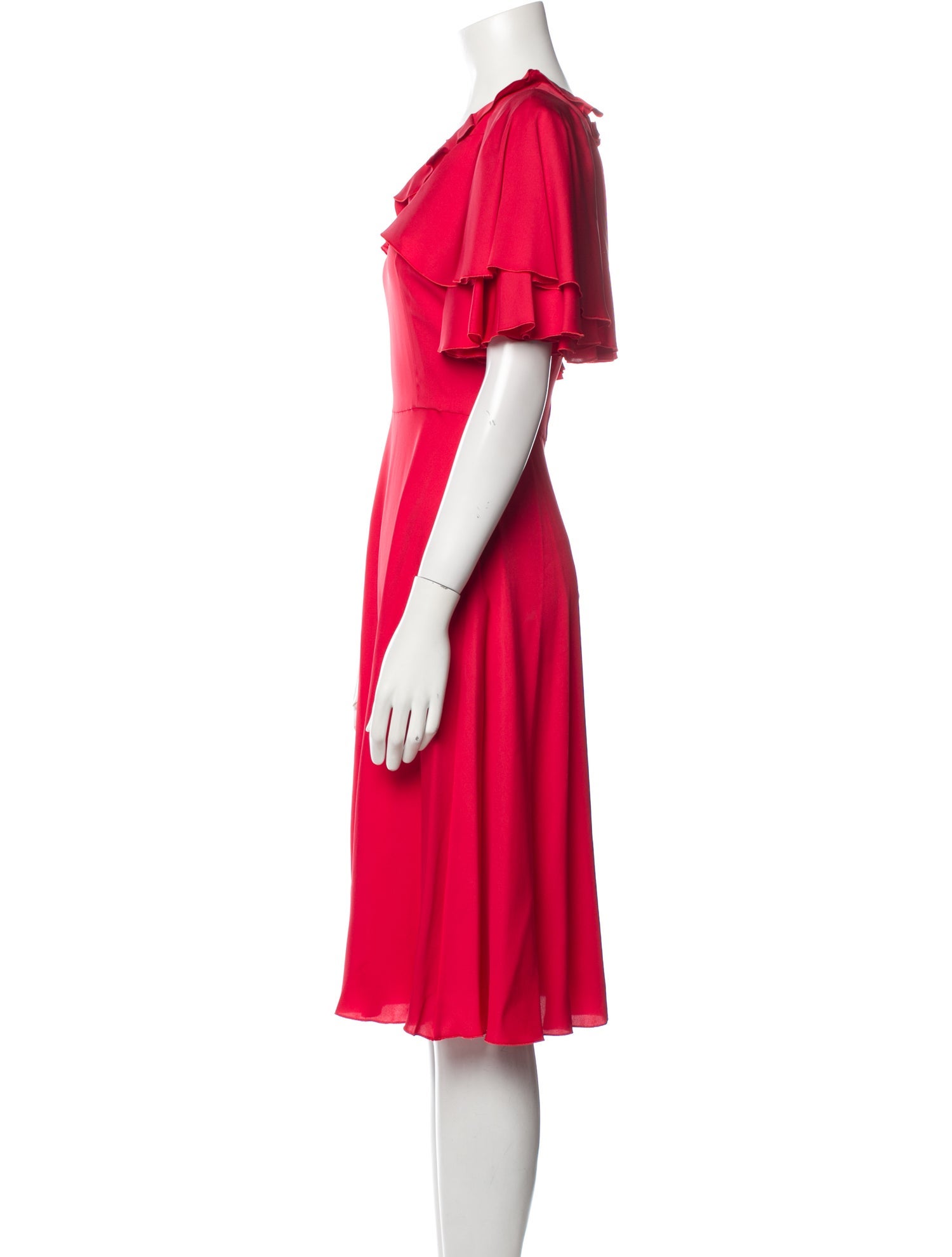 Dolce & Gabbana Silk Midi Length Dress w/ Tags