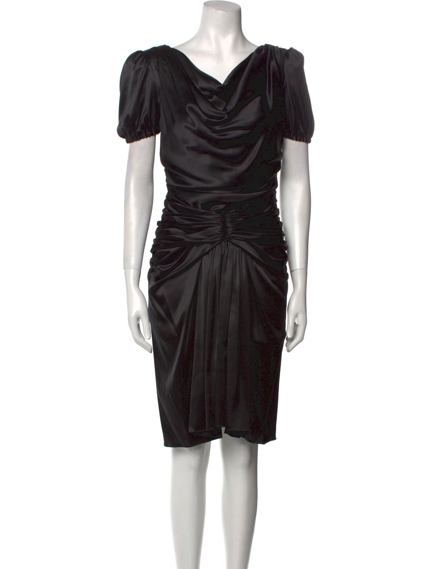 Dolce & Gabbana Silk Knee-Length Dress w/ Tags