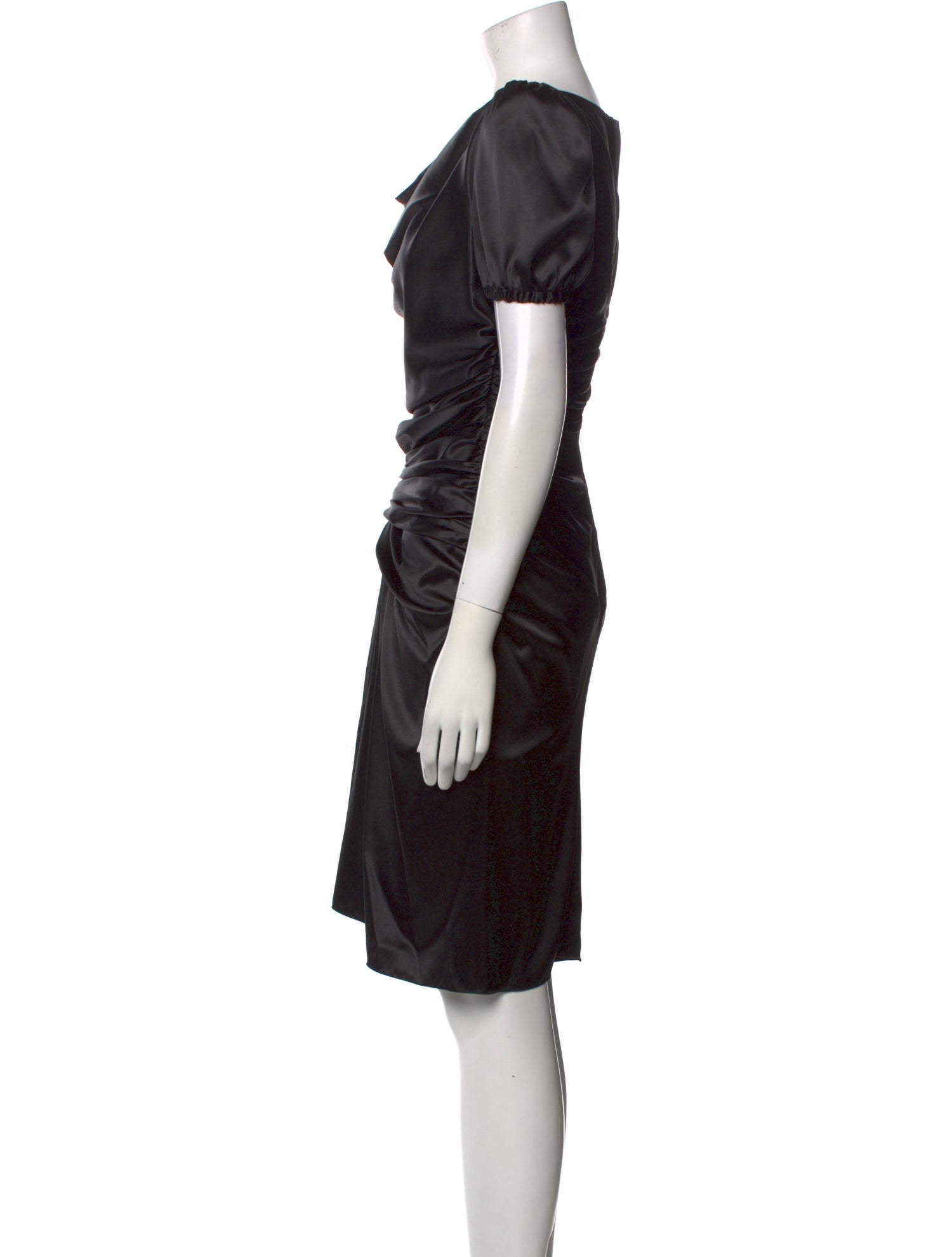 Dolce & Gabbana Silk Knee-Length Dress w/ Tags
