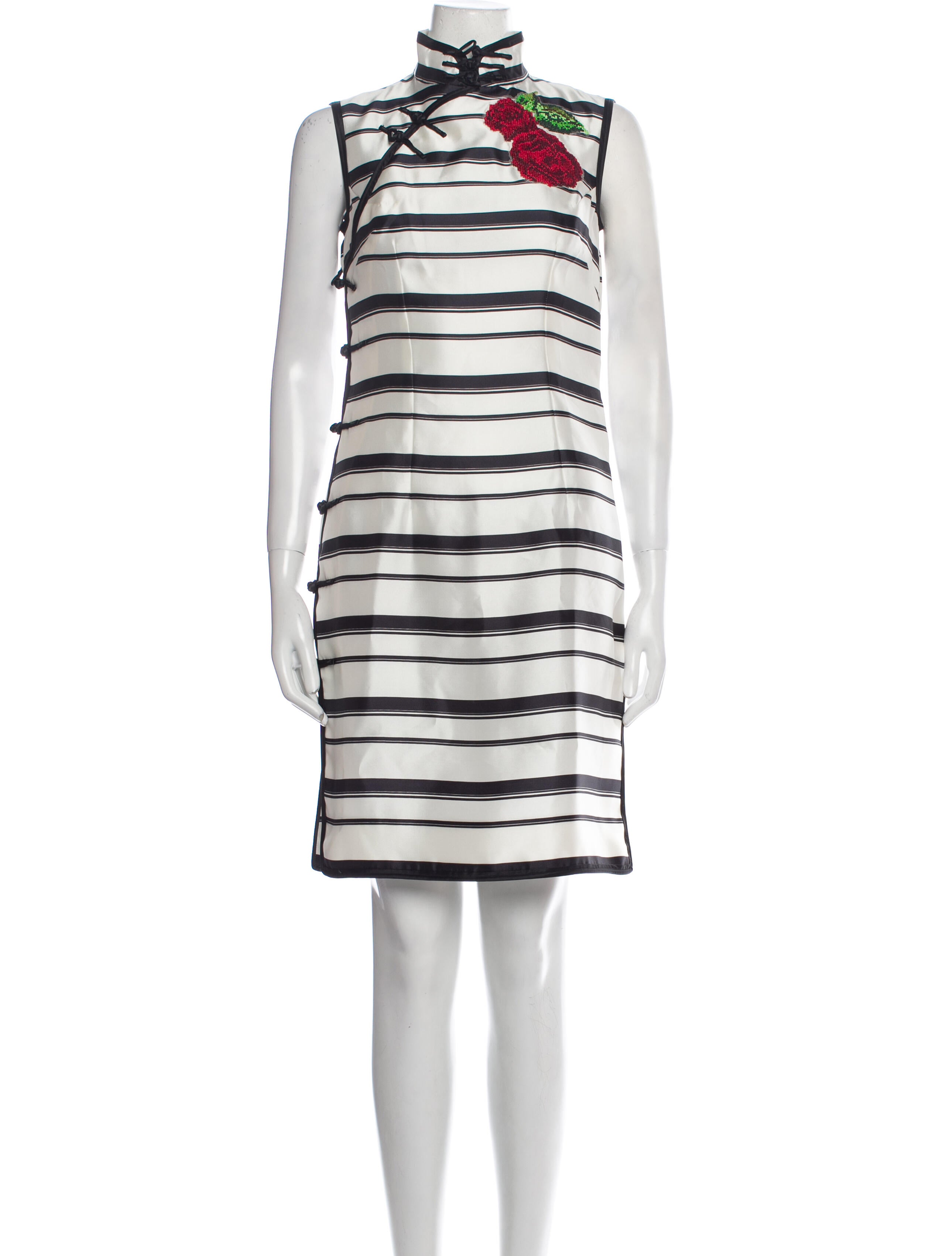 Dolce & Gabbana Silk Knee-Length Dress w/ Tags