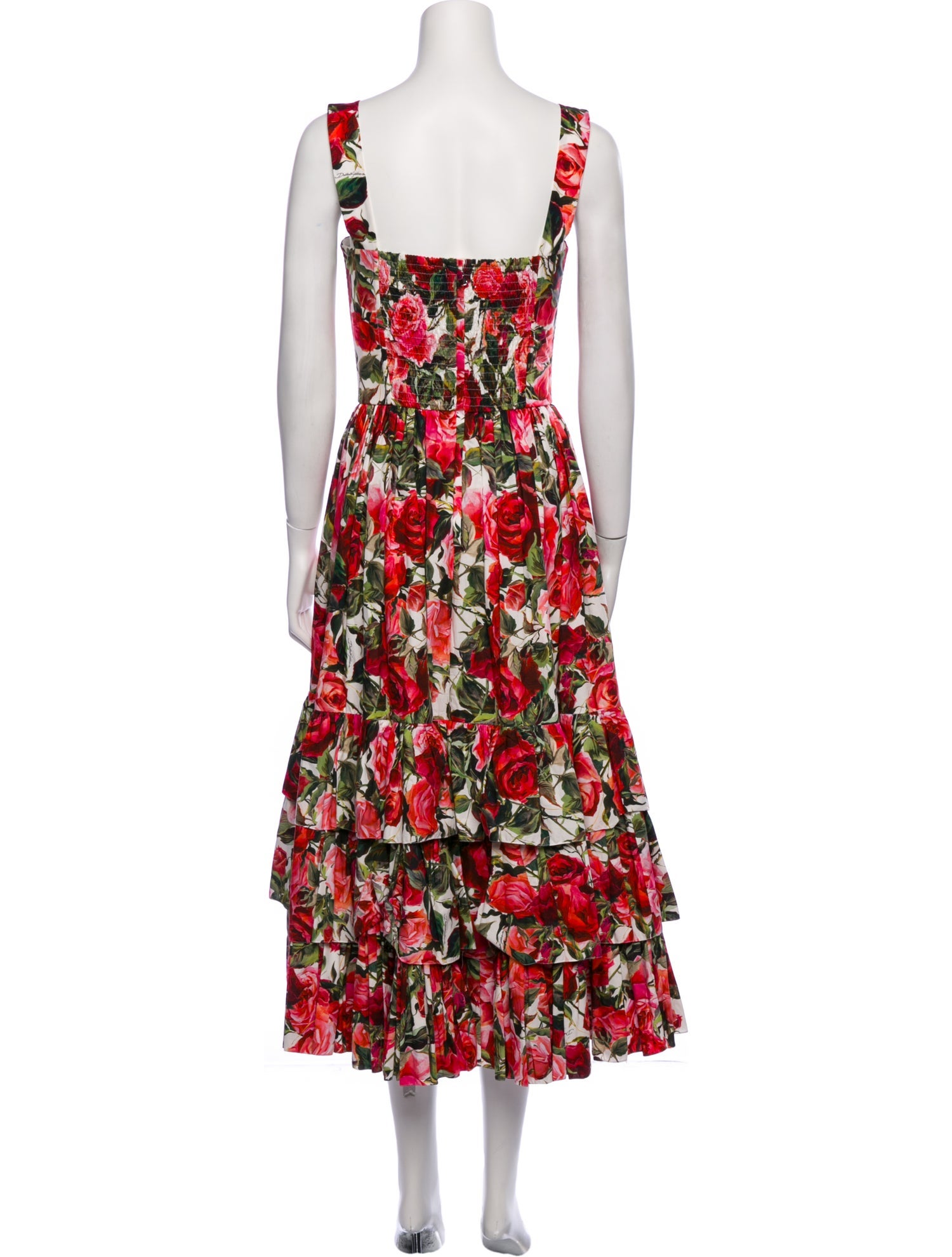Dolce & Gabbana Floral Print Long Dress