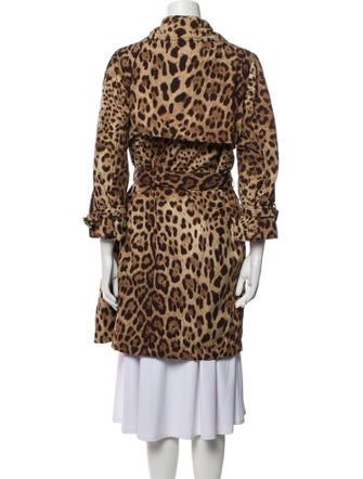 Dolce & Gabbana Animal Print Coat