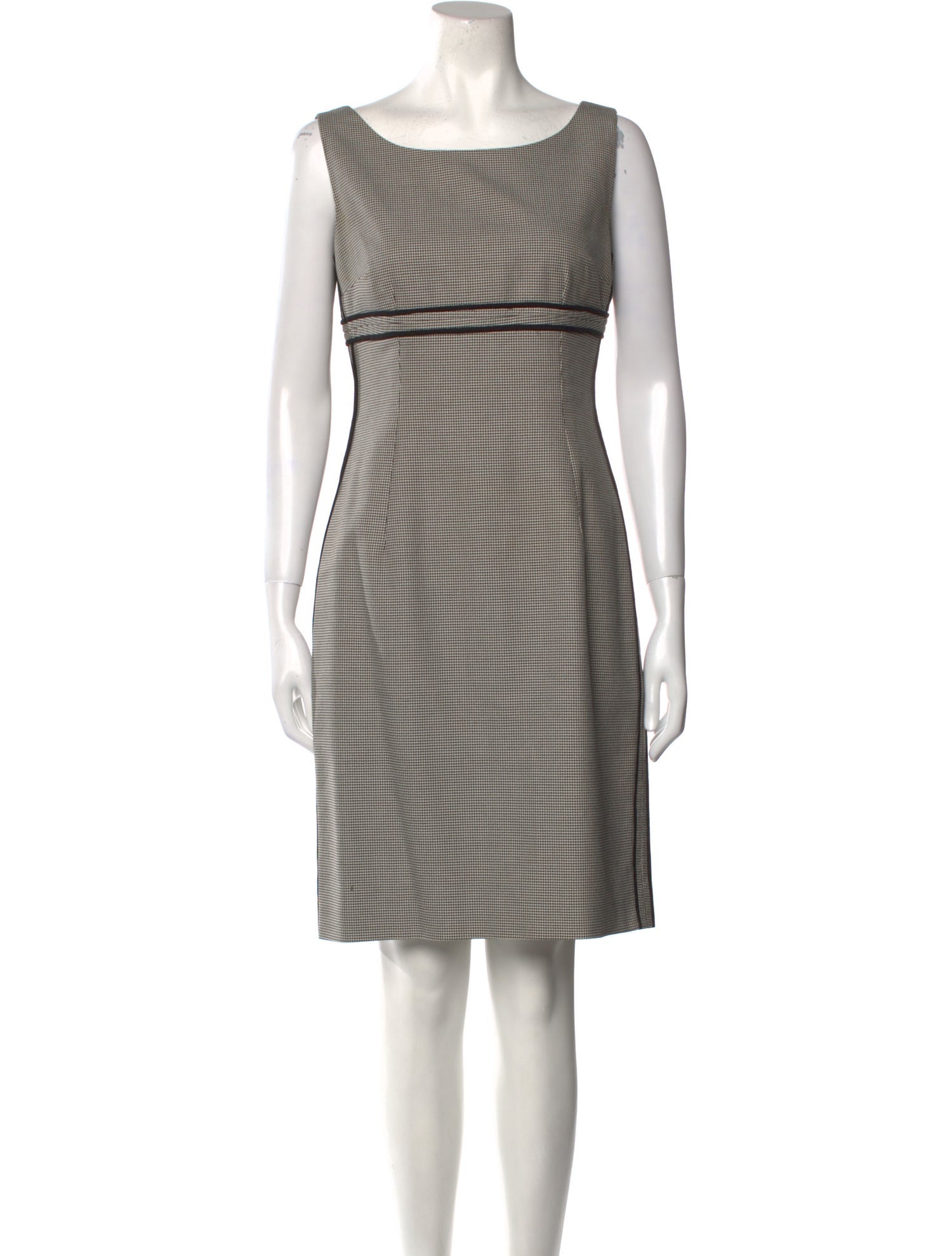 Dolce & Gabbana Plaid Print Knee-Length Dress