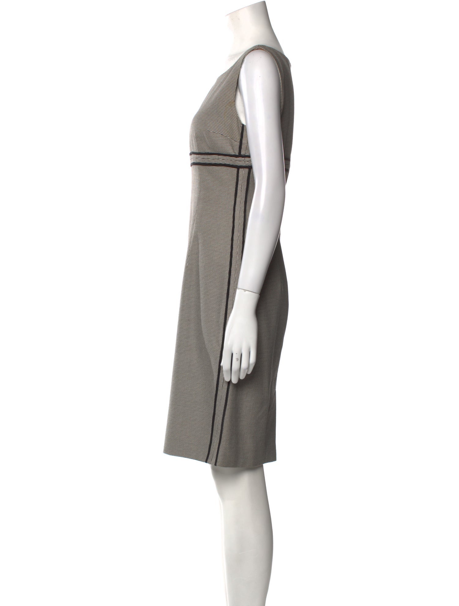 Dolce & Gabbana Plaid Print Knee-Length Dress