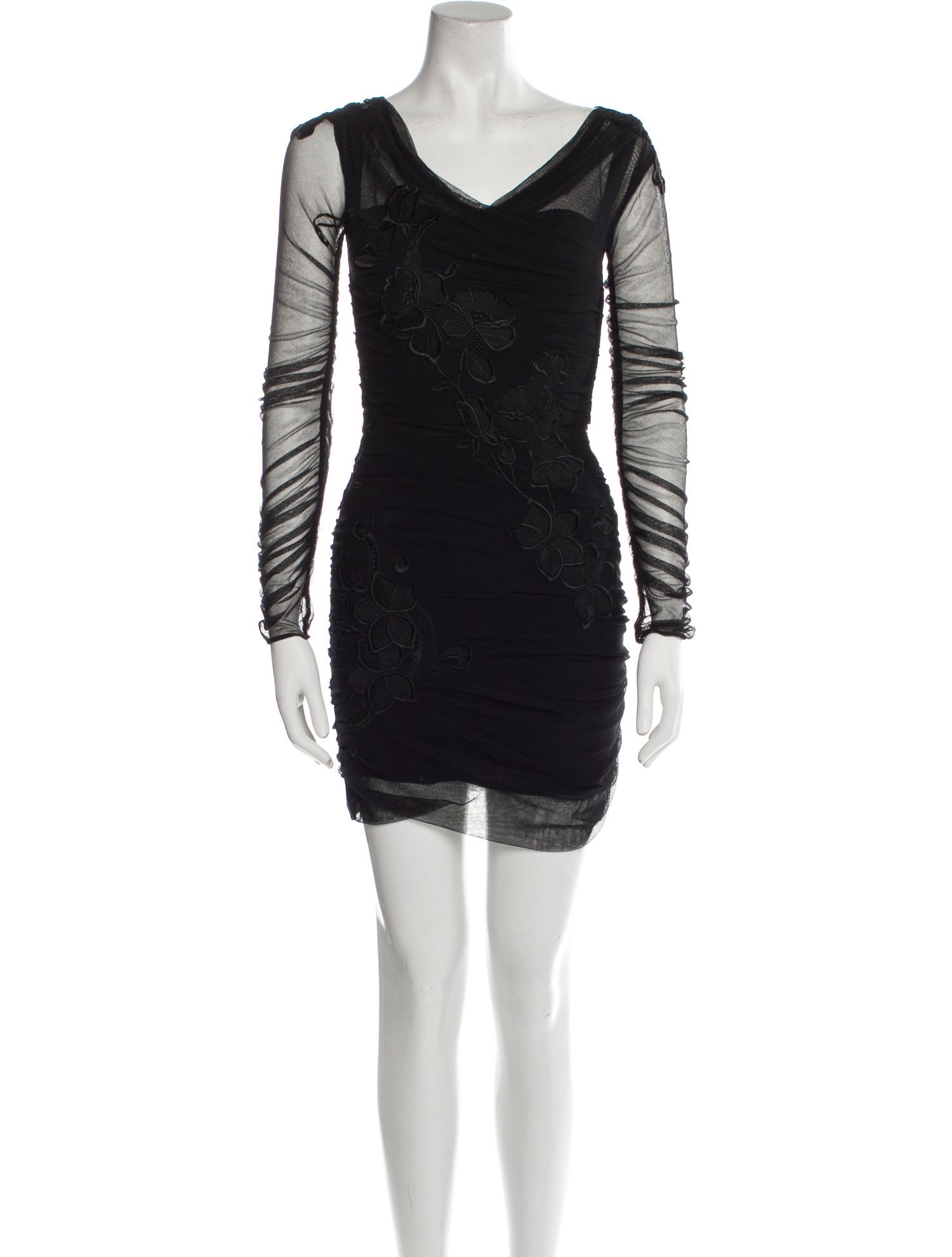 Dolce & Gabbana V-Neck Mini Dress w/ Tags