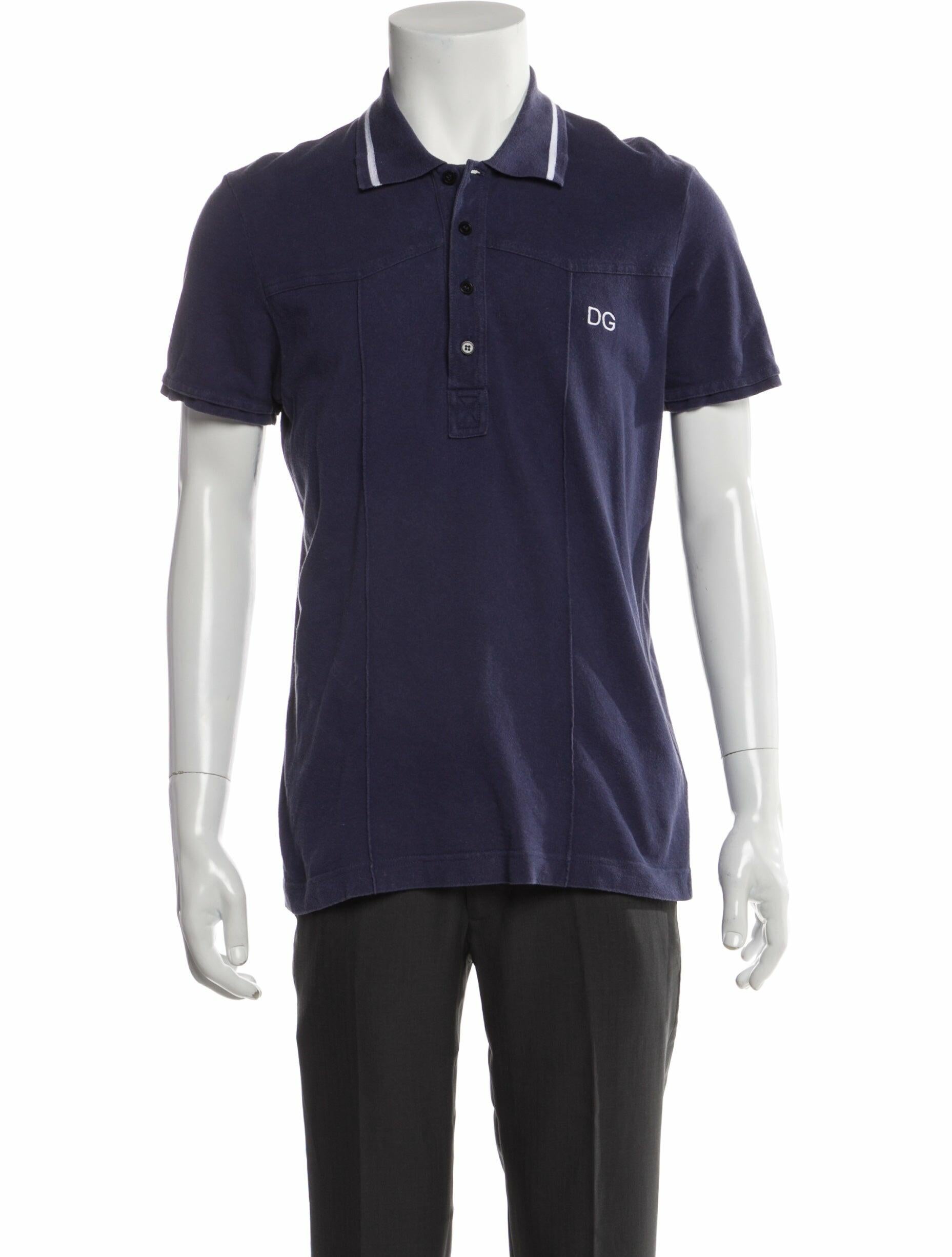 Dolce & Gabbana Crew Neck Short Sleeve Polo Shirt