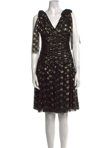 Dolce & Gabbana Dresses Polka Dot Print Mini Dress Us2, It38 | XS